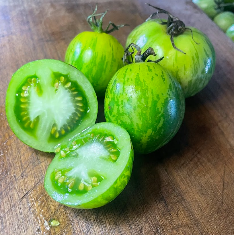 Cebra Verde - Semillas de Tomate - Tomate Heirloom - Más de 25 Semillas