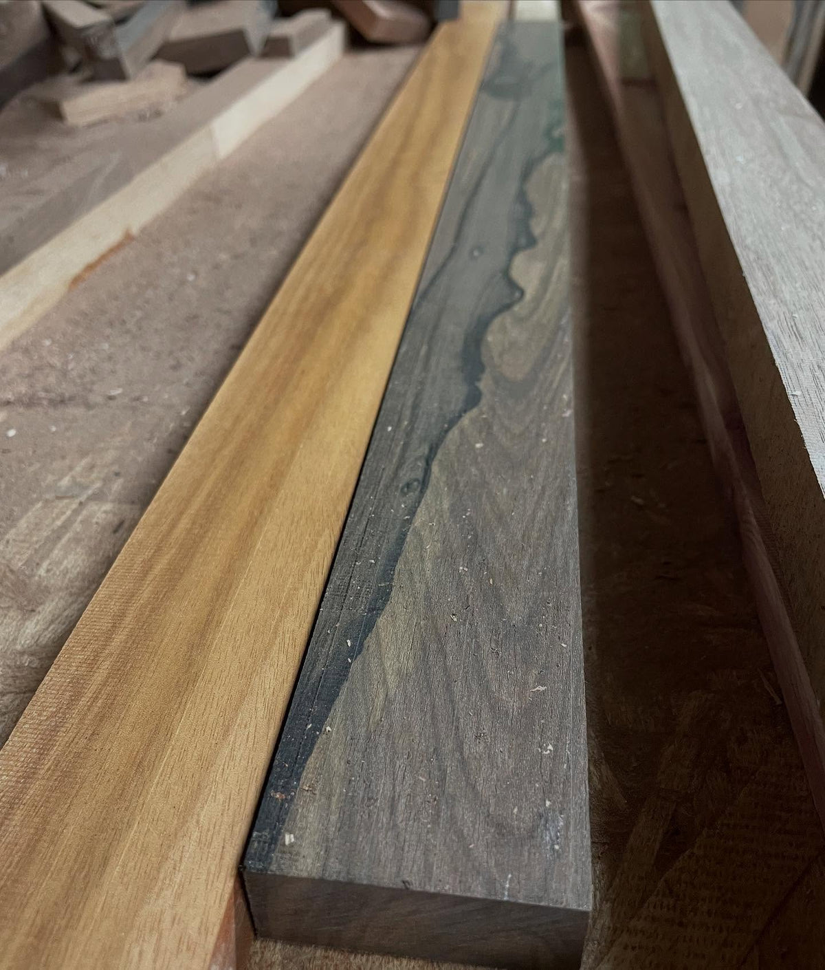 I also have a wood working shop, it feels full circle to grow some of the trees that are the hardwood I've been milling