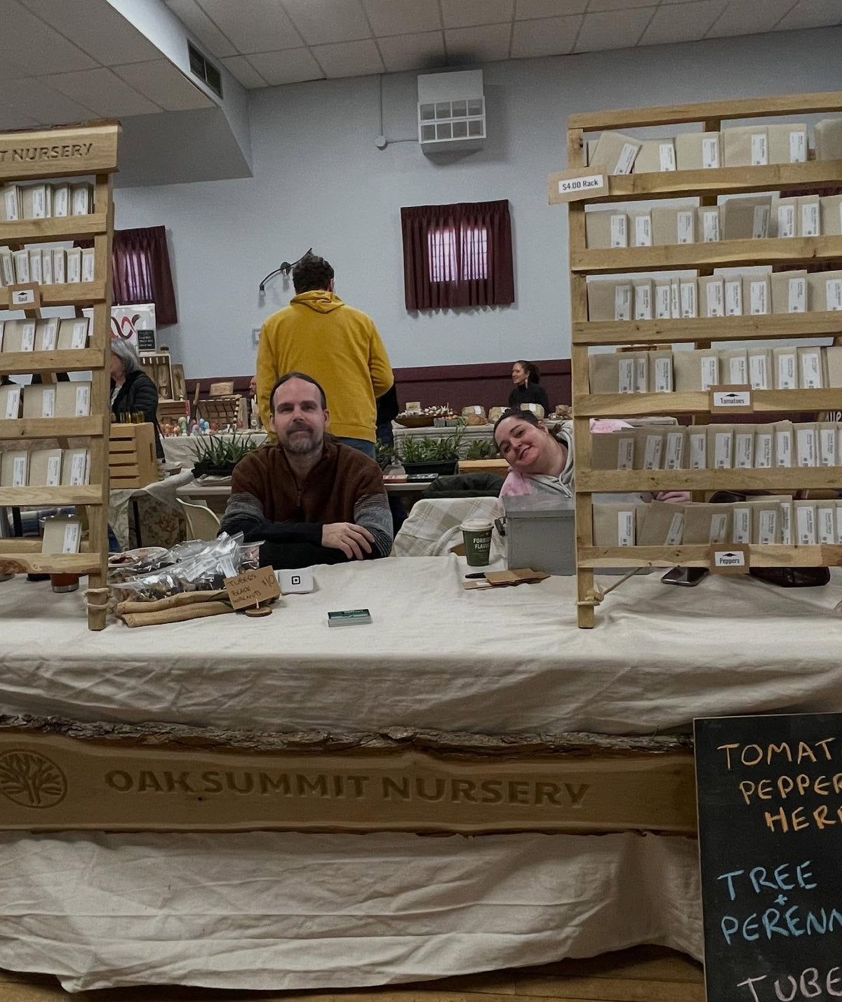 our booth at seedy sunday in Brandon, image 2 of 4