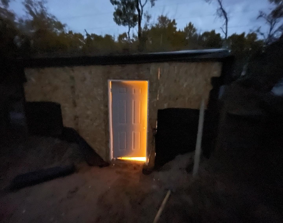 root cellar update, electrical done always fun to turn on lights for the first time, image 1 of 2