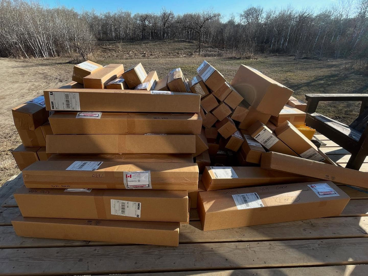 spring orders just before our mail run today