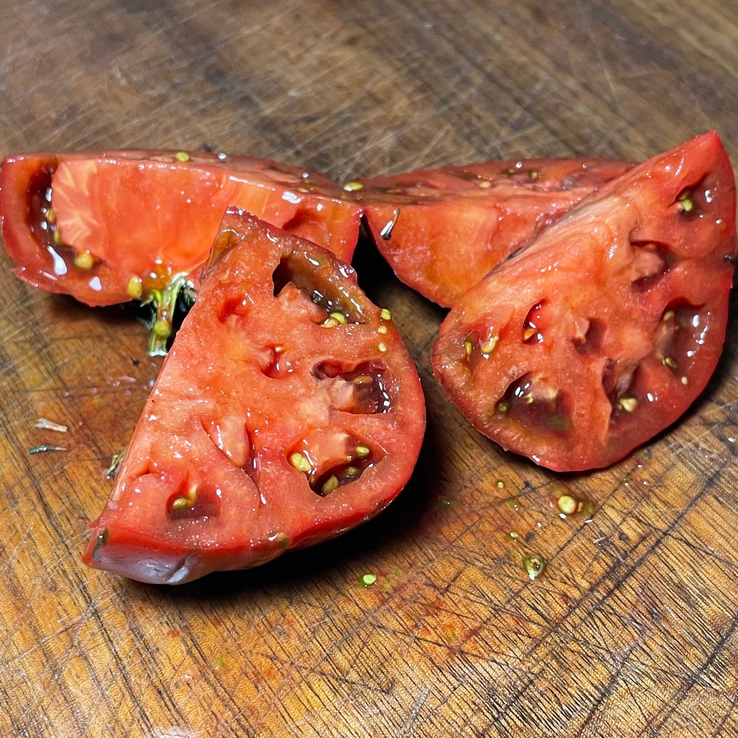 Chocolate Stripes - Tomato Seeds - Heirloom Tomato - 25+ Seeds